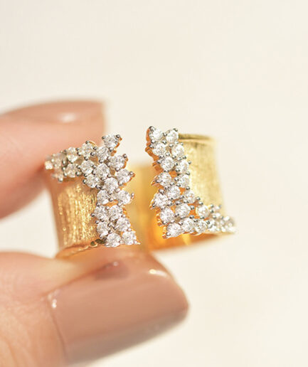 Open Zircon Ring
