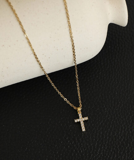Cross Zircon Necklace