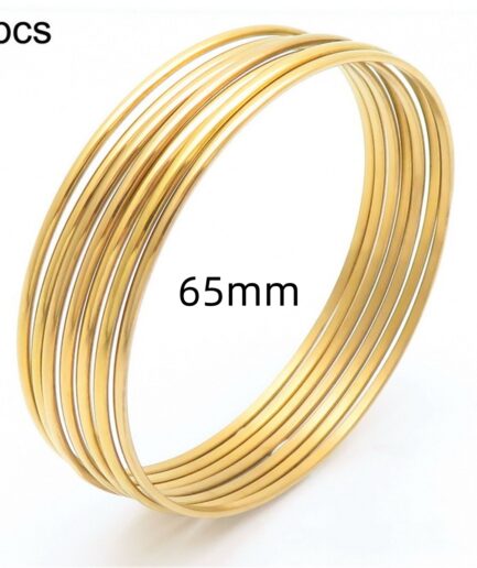 Solid Dip Bangle(7 Count)