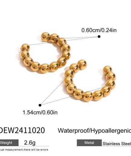 C Bead Cuff (Set of 2)