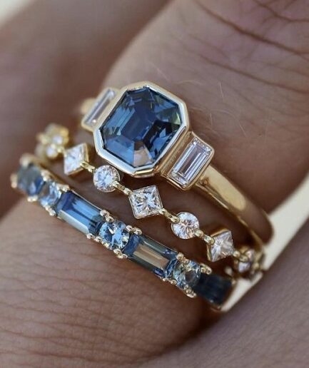 Vintage Three-Piece Ring Set
