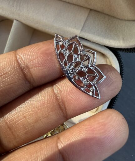 Mandala Stud Silver
