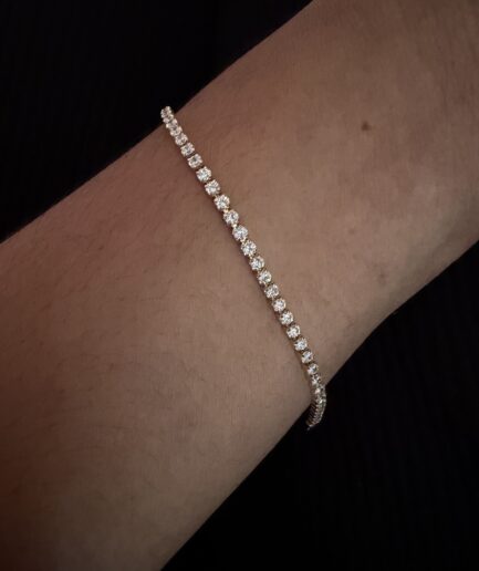 Adjustable Tennis Bracelet Small