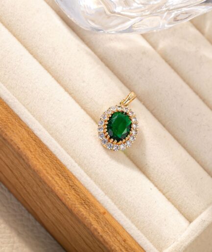 Green | Oval Crown (Pendant Only)